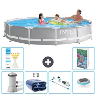 Intex Piscina Prism Frame Redonda - 366x76 Cm - 7-piezas S204