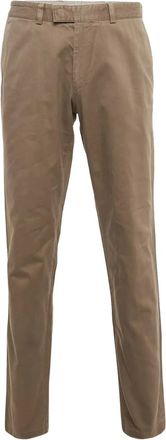 BOSS gabardine chino trousers - Brown