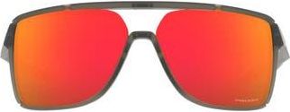 Oakley Castel 63mm Prizm Oversize Rectangular Sunglasses in Smoke at Nordstrom Rack