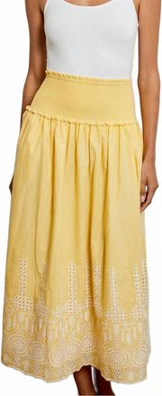 Design History Eyelet Skirt In Summer Solstice Cbo