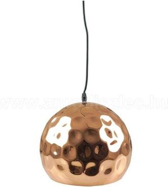 Trade Shop Trade Shop Traesio - Lampadario Pendente Lampada a Sospensione In Metallo Cono Oro Rosa Rame Vt-8250