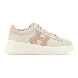 Hogan Iconische Rebel Sneakers in Ivoor - Dames - Sneakers - Beige - 41 EU - Leer - Schoenen