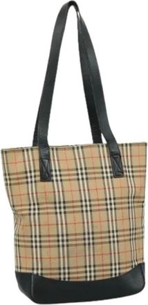 Burberry Pre-owned Tote Bags, female, Beige, Size: ONE SIZE Pre-owned Vintage Tote Bag