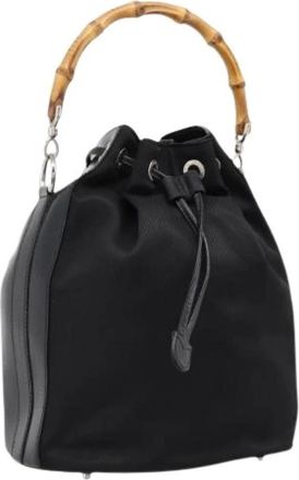Gucci Bolso Cubo Pre-owned de Nailon - Pre-owned - Mujer - Negro - ONE SIZE