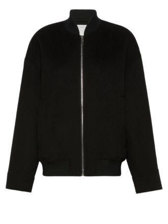 Sportmax Boxy Black Jacket With High Collar And Oversized Sleeves