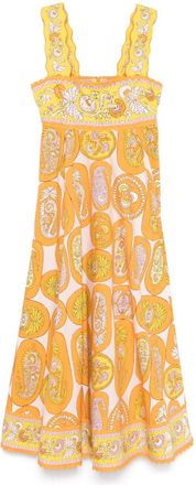 Alemais Diana midi dress - Orange