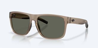 Costa Unisex Spearo Xl Polarized Sunglasses In Matte Brown Smoke Gray