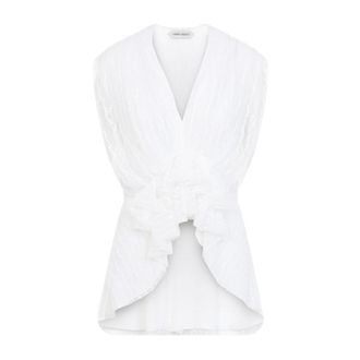 Alberta Ferretti Dames, Tops, Wit, Maat: XS