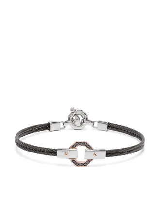 Baraka 18kt ros&eacute;gouden armband met diamant - Roze