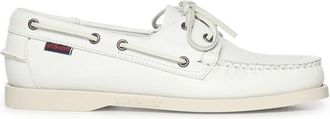Sebago Sailor Schoenen - Heren - Bootschoenen - Wit - 44 EU - Leer - Schoenen