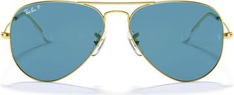 Ray-Ban Sunglasses Rb3025 9196 S2 Aviator Gold/Blue Unisex Polarized