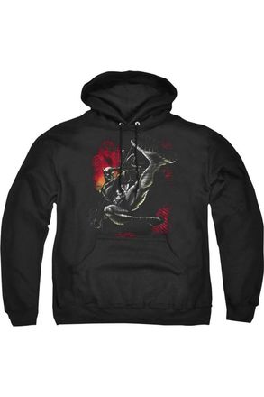 Gildan Batman Kick Swing Adult Pull Over Hoodie / Hooded Sweatshirt