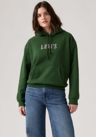 Levi's Hoodie LEVIS GRAPHIC EVERYDAY, Damen, Gr. XS (34), hoodie rhinestone se, Sweatware, Obermaterial: 58% Baumwolle, 42% Polyester, unifarben, regular fit