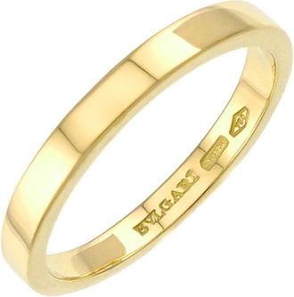 Bulgari Yellow Gold Yellow Gold (18K) Band Ring (Pre-Owned)