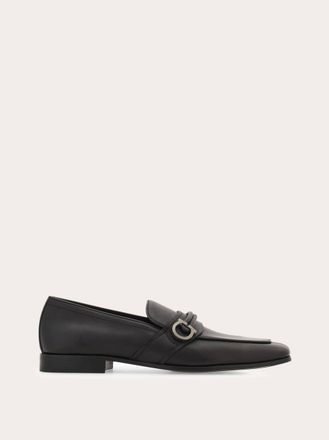 Ferragamo Men Gancini ornament moccasin Black Size 10.5