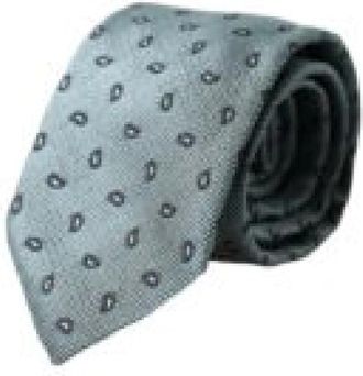 Dolce & Gabbana Verstelbare Stropdas met Patroon - Heren - Stropdassen - Groen - ONE Size - Accessoires
