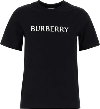 Burberry Black Cotton T Shirt