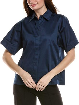 Lafayette 148 New York Box Sleeve Blouse