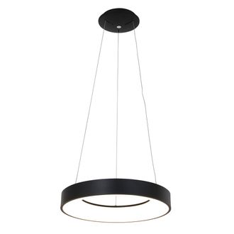 Steinhauer Steinhauer - L&aacute;mpara Colgante - Ringlede - Negro - Pl&aacute;stico Metal