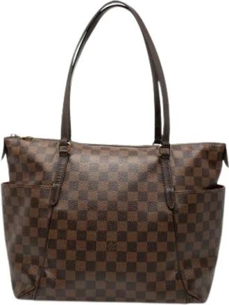 Louis Vuitton Pre-owned Tote Bags, female, Brown, Size: ONE SIZE Pre-owned Fabric Tote