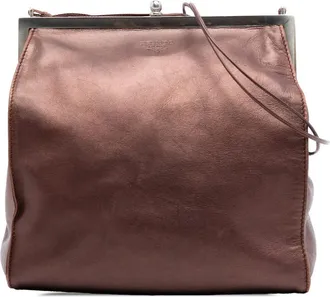Prada Pre-owned Prada Metallic Nappa Frame Crossbody Ladies WYU682RZWKETV0EE