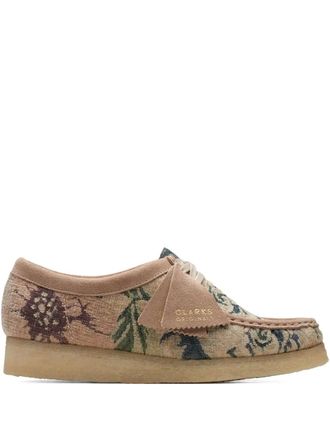 Clarks Wallabee Beige Floral laarzen
