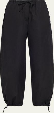 Toteme Drawstring Cotton Balloon Pants