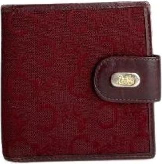 Celine Pre-owned Wallet - Dames - Vintage Accessoires - Rood - ONE Size - Leer - Vintage