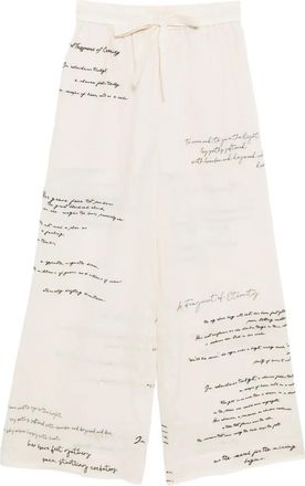 Zimmermann Pantaloni con ricamo - Toni neutri