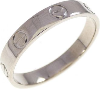 Cartier White Gold White Gold (18K) Band Ring (Pre-Owned)