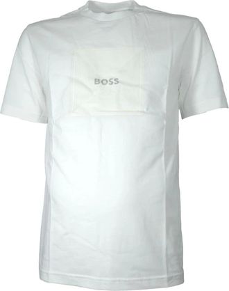 HUGO BOSS Hombre, Camisetas, Blanco, Talla: XL