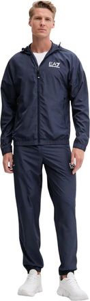 Emporio Armani 8Npv 08 Trainingsset - Heren - Trainingspakken - Blauw - 2XL - Polyester - Fitness