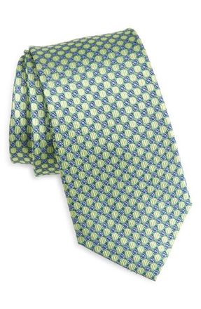 Nordstrom Neat Medallion Silk Tie in Green at Nordstrom