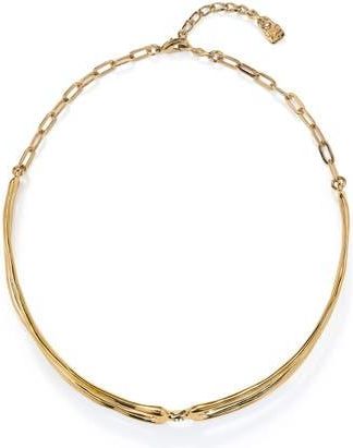 UNOde50 Choker Necklace With White Topaz in Gold at Nordstrom