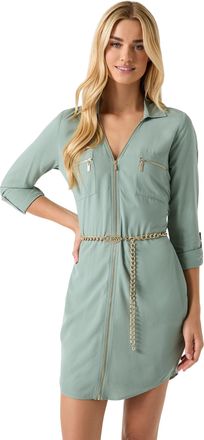 Guess Elina Striped Shirtdress