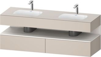 Duravit Qatego Lavabo Encastrado Con Base De Lavabo Consola, - Duravit