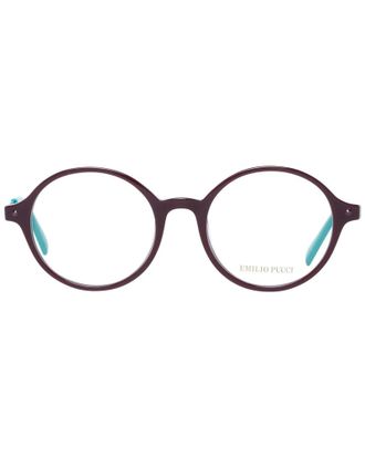 Emilio Pucci Womens Burgundy Plastic Glasses (frames) Accessory