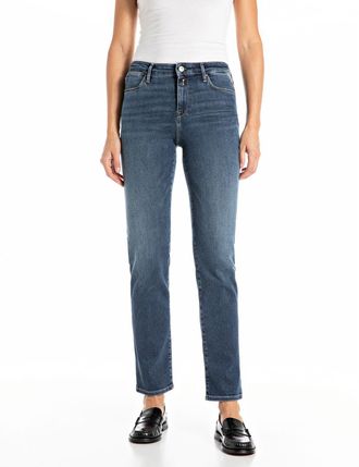 Replay Straight-Jeans REPLAY ZOLIE, Damen, Gr. 25, L&auml;nge 30, blau (dunkelblau), Denim/Jeans, Obermaterial: 83% Baumwolle, 10% Modal, 4% Elastomultiester, 3% 