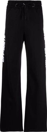 Off-white (WMNS) Off-White Active Logo Band Sport Pants Black OWVI010C99JER0011000