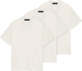 Fear of God Set di 3 T-shirt con scollo a V - Toni neutri