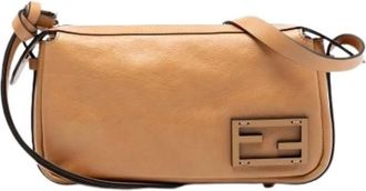 Fendi Pre-owned Cross Body Bags, female, Brown, Size: ONE SIZE Pre-owned Shoulder Bag