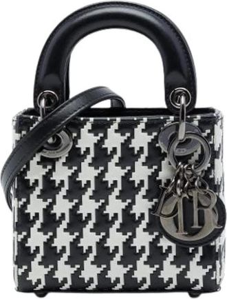 Dior Pre-owned Lady Dior - Dames - Vintage Mini Tas - Veelkleurig - ONE Size - Leer - Vintage