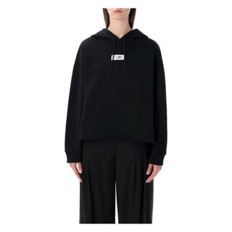 Maison Margiela Hoodies, female, Black, Size: M Hoodie TAG