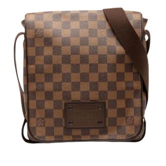 Louis Vuitton Pre-owned Cross Body Bags, female, Brown, Size: ONE SIZE Pre-owned Fabric Crossbody Bag