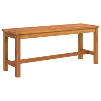 vidaXL Banco De Jard&iacute;n Madera Maciza De Acacia 110x35x45 Cm Vidaxl