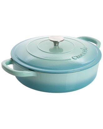 Crock-pot Artisan 5Qt Enameled Cast Iron Braiser Pan With Self Basting Lid