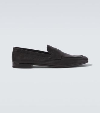 Prada Leather penny loafers