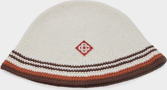 Casablanca Striped Crochet Hat