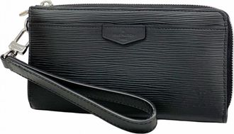 Louis Vuitton Noir Long Wallet (Bi-Fold) (Pre-Owned)