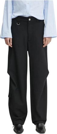 Won Hundred Wijde Broek - Dames - Wijde Broeken - Zwart - M - Polyester - Broeken